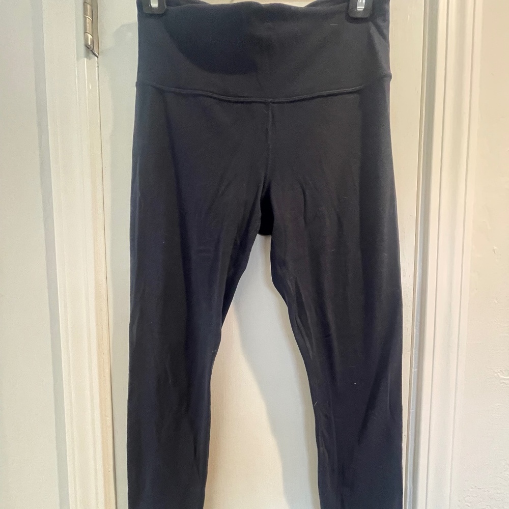 Athleta Elation 7/8 Tight, Navy, Size Small